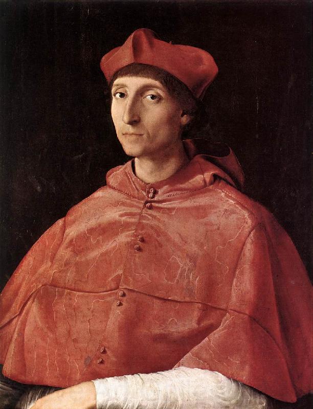 RAFFAELLO Sanzio Portrait of a Cardinal Norge oil painting art